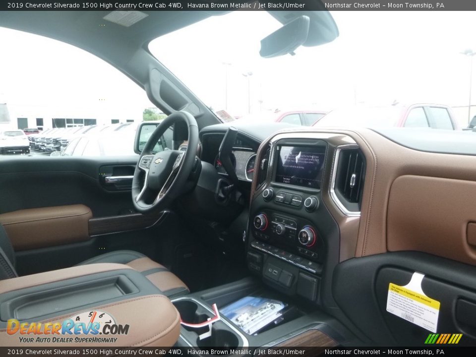 2019 Chevrolet Silverado 1500 High Country Crew Cab 4WD Havana Brown Metallic / Jet Black/Umber Photo #10