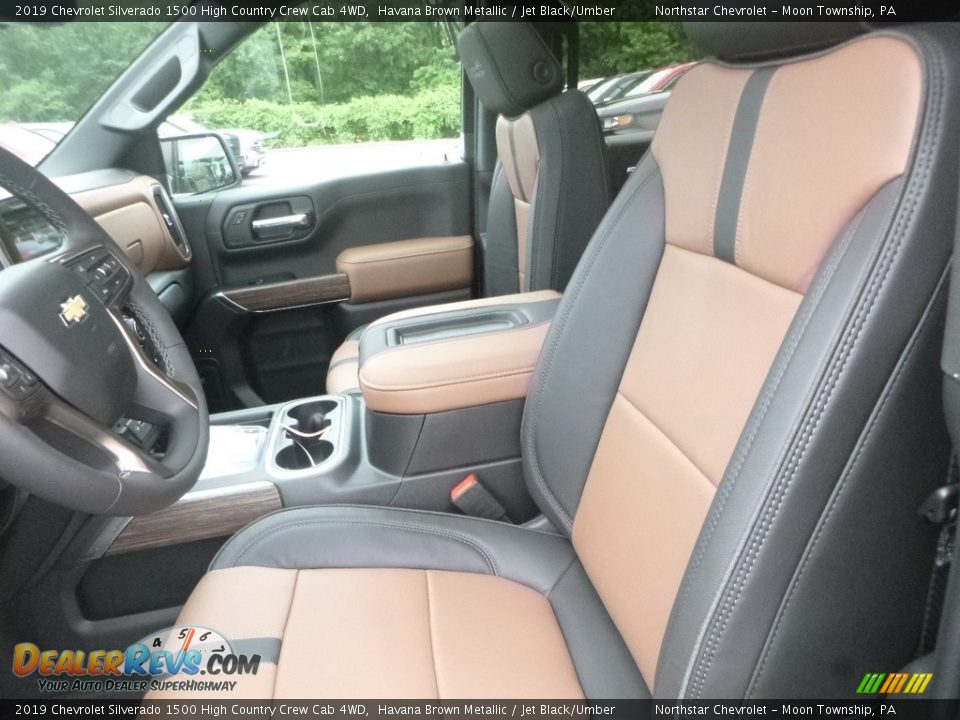 2019 Chevrolet Silverado 1500 High Country Crew Cab 4WD Havana Brown Metallic / Jet Black/Umber Photo #14