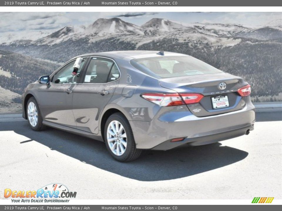 2019 Toyota Camry LE Predawn Gray Mica / Ash Photo #3