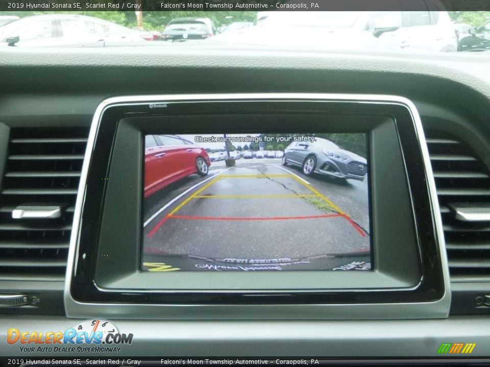 2019 Hyundai Sonata SE Scarlet Red / Gray Photo #14