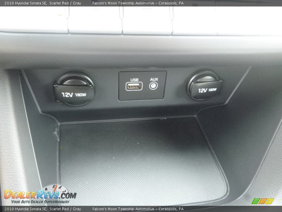 2019 Hyundai Sonata SE Scarlet Red / Gray Photo #15