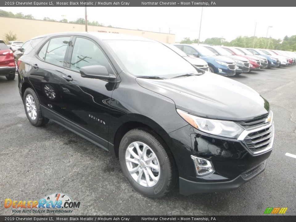 2019 Chevrolet Equinox LS Mosaic Black Metallic / Medium Ash Gray Photo #7