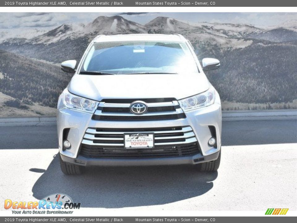 2019 Toyota Highlander XLE AWD Celestial Silver Metallic / Black Photo #2