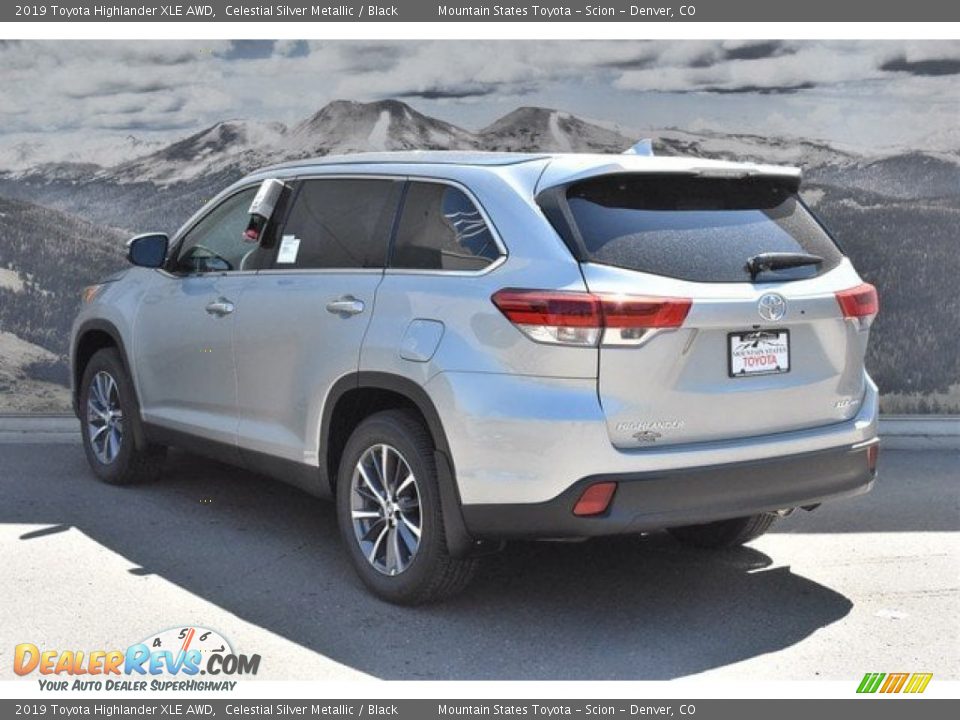 2019 Toyota Highlander XLE AWD Celestial Silver Metallic / Black Photo #3