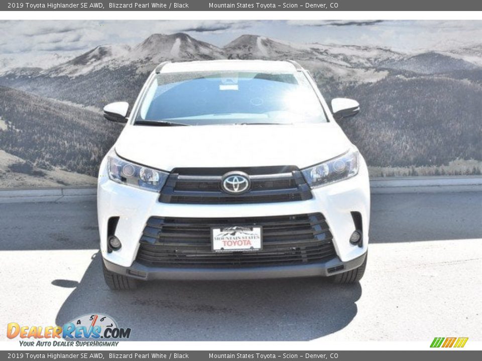 2019 Toyota Highlander SE AWD Blizzard Pearl White / Black Photo #2