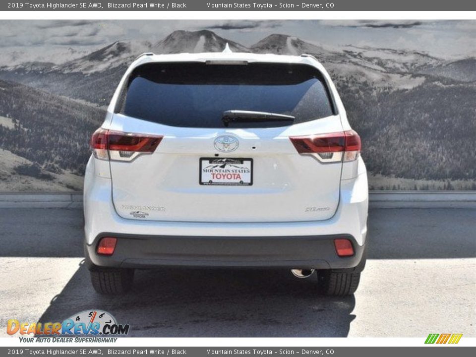 2019 Toyota Highlander SE AWD Blizzard Pearl White / Black Photo #4
