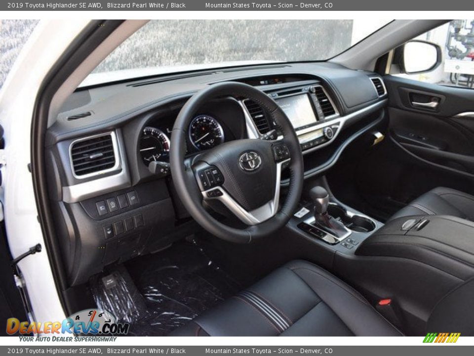 2019 Toyota Highlander SE AWD Blizzard Pearl White / Black Photo #5