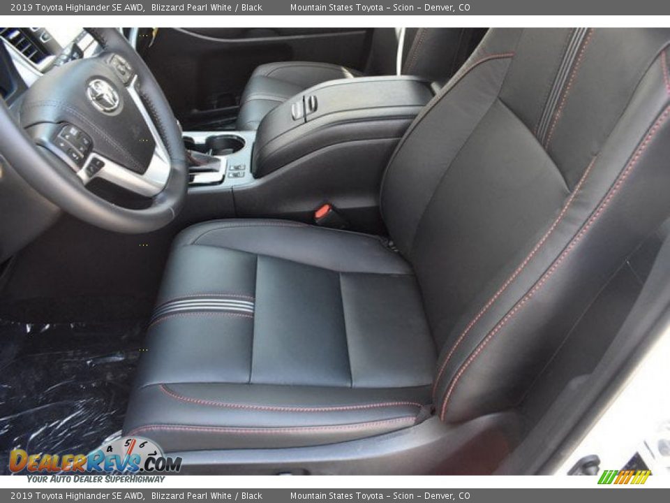 2019 Toyota Highlander SE AWD Blizzard Pearl White / Black Photo #6