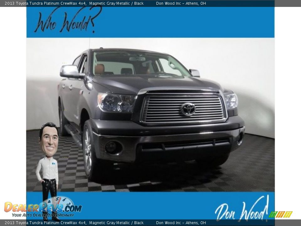 2013 Toyota Tundra Platinum CrewMax 4x4 Magnetic Gray Metallic / Black Photo #1