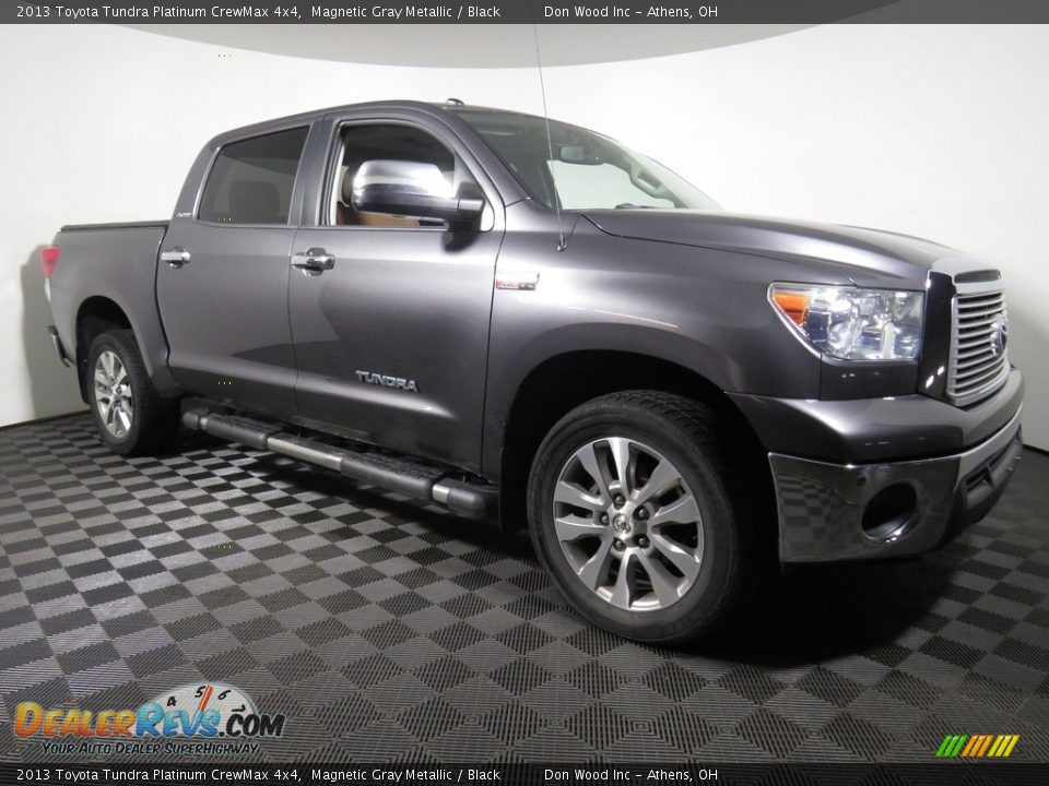 2013 Toyota Tundra Platinum CrewMax 4x4 Magnetic Gray Metallic / Black Photo #3