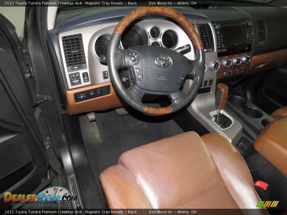 2013 Toyota Tundra Platinum CrewMax 4x4 Magnetic Gray Metallic / Black Photo #18