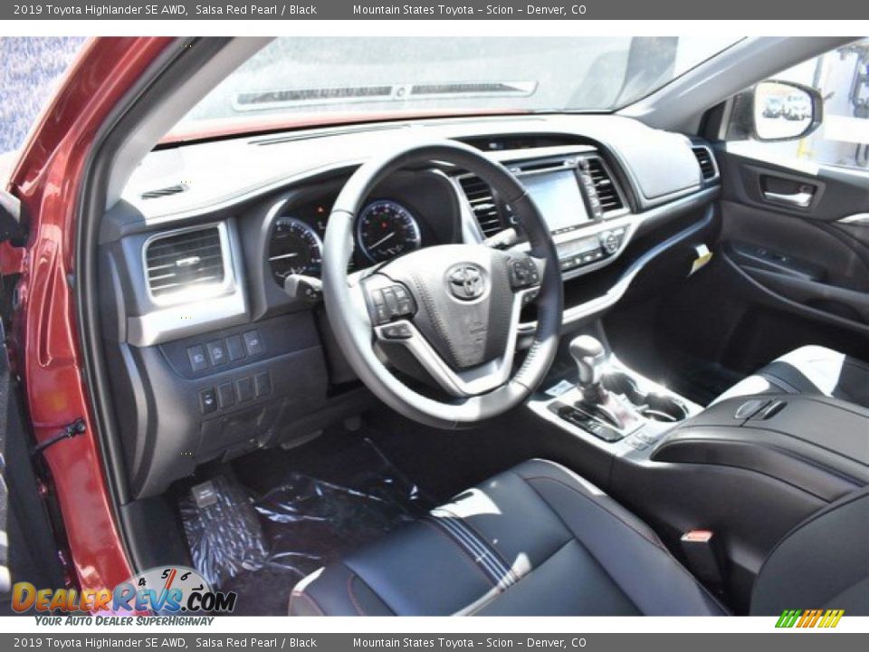 2019 Toyota Highlander SE AWD Salsa Red Pearl / Black Photo #5