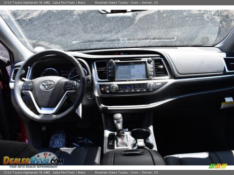 2019 Toyota Highlander SE AWD Salsa Red Pearl / Black Photo #7