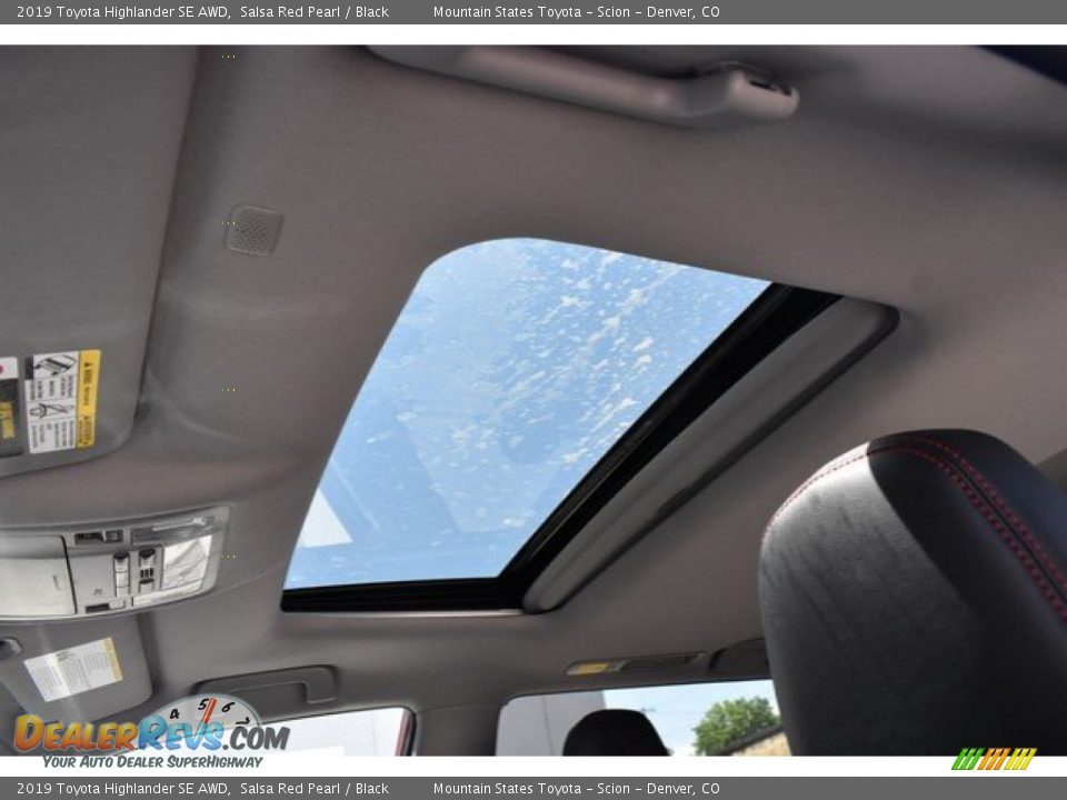 2019 Toyota Highlander SE AWD Salsa Red Pearl / Black Photo #8