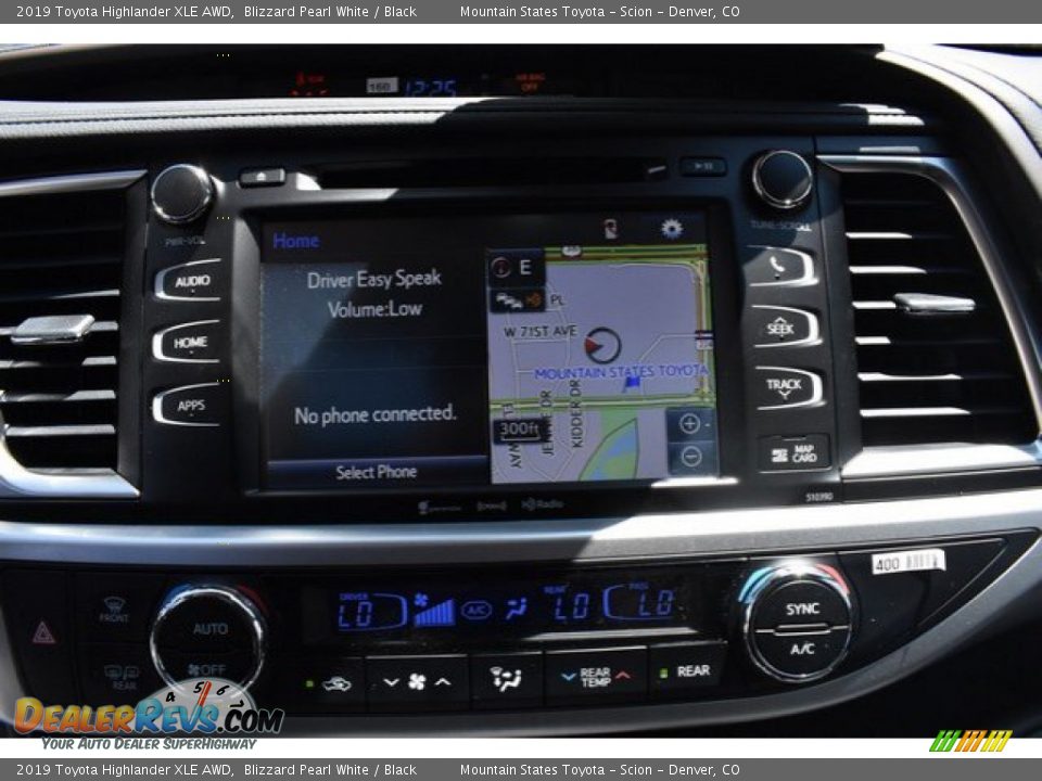 2019 Toyota Highlander XLE AWD Blizzard Pearl White / Black Photo #9