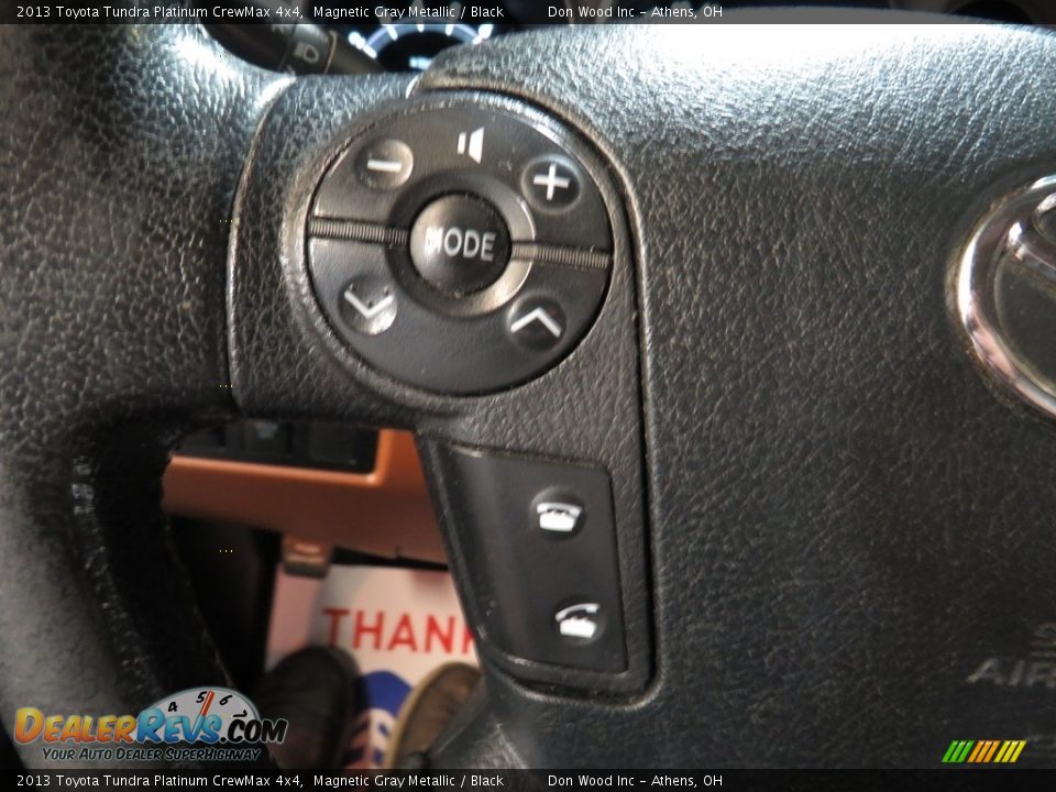 2013 Toyota Tundra Platinum CrewMax 4x4 Magnetic Gray Metallic / Black Photo #33