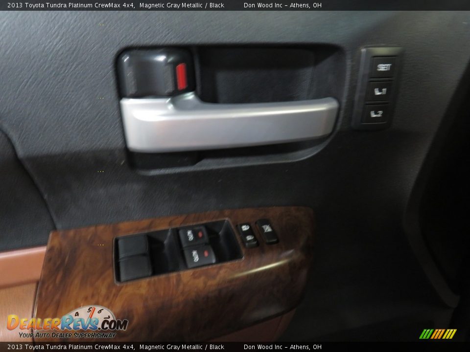2013 Toyota Tundra Platinum CrewMax 4x4 Magnetic Gray Metallic / Black Photo #35