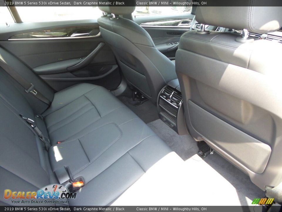 2019 BMW 5 Series 530i xDrive Sedan Dark Graphite Metallic / Black Photo #4