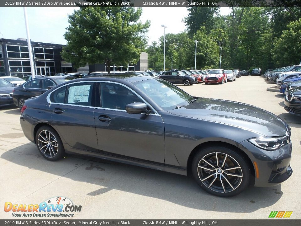 2019 BMW 3 Series 330i xDrive Sedan Mineral Gray Metallic / Black Photo #1