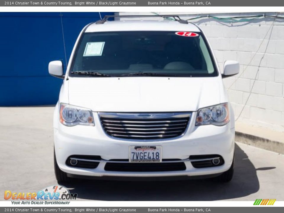 2014 Chrysler Town & Country Touring Bright White / Black/Light Graystone Photo #7