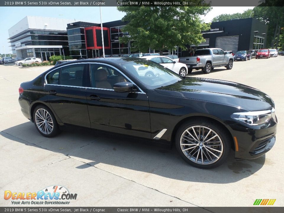 2019 BMW 5 Series 530i xDrive Sedan Jet Black / Cognac Photo #1