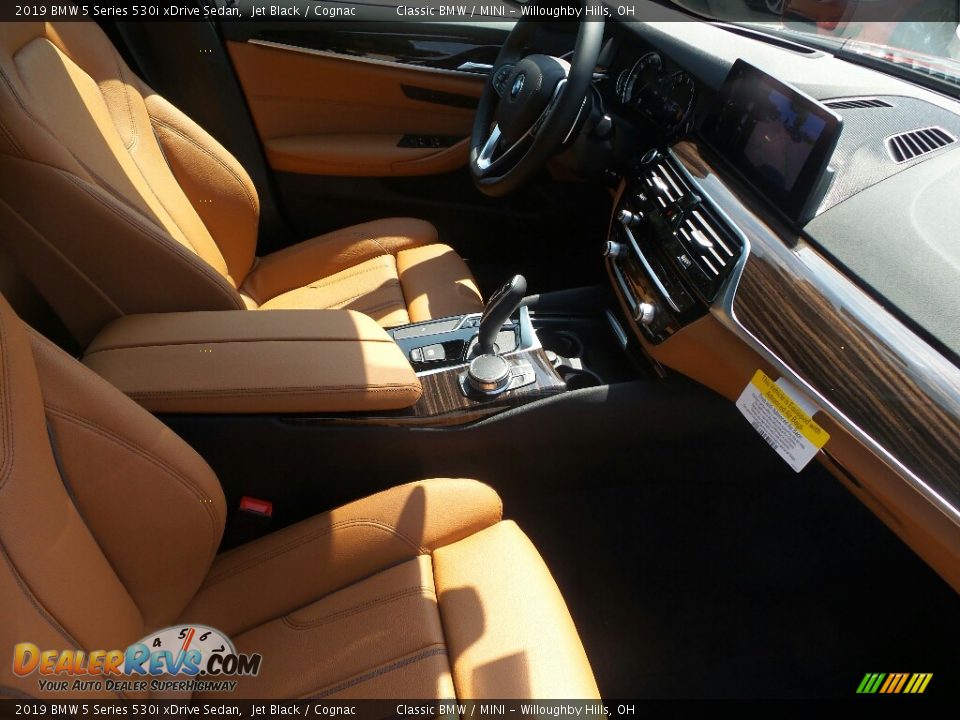 2019 BMW 5 Series 530i xDrive Sedan Jet Black / Cognac Photo #3