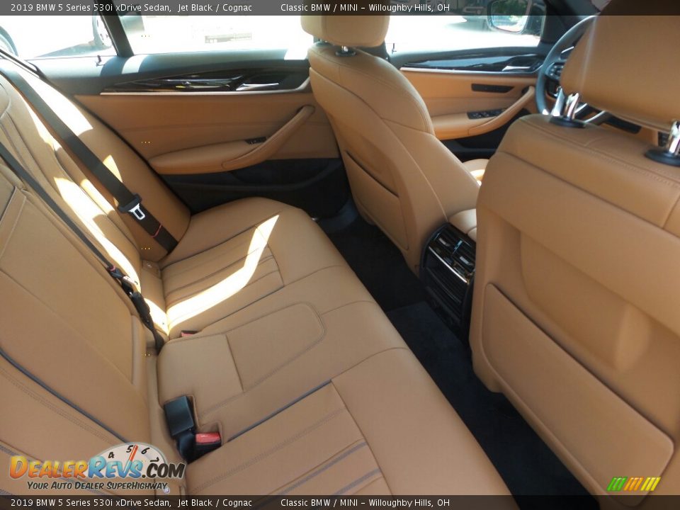 2019 BMW 5 Series 530i xDrive Sedan Jet Black / Cognac Photo #4
