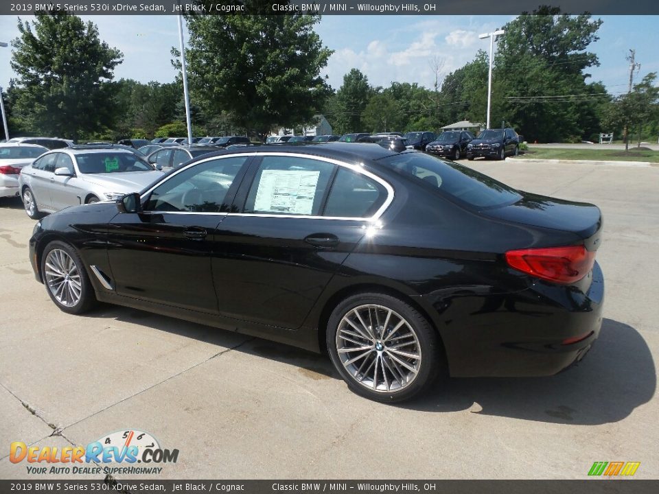 2019 BMW 5 Series 530i xDrive Sedan Jet Black / Cognac Photo #5