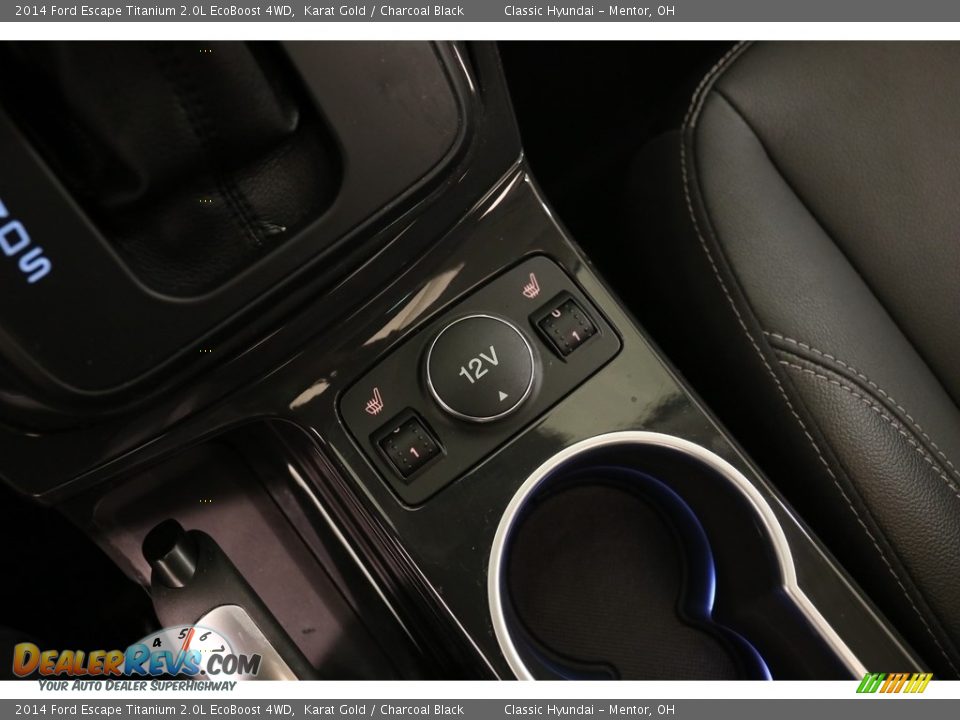 2014 Ford Escape Titanium 2.0L EcoBoost 4WD Karat Gold / Charcoal Black Photo #16
