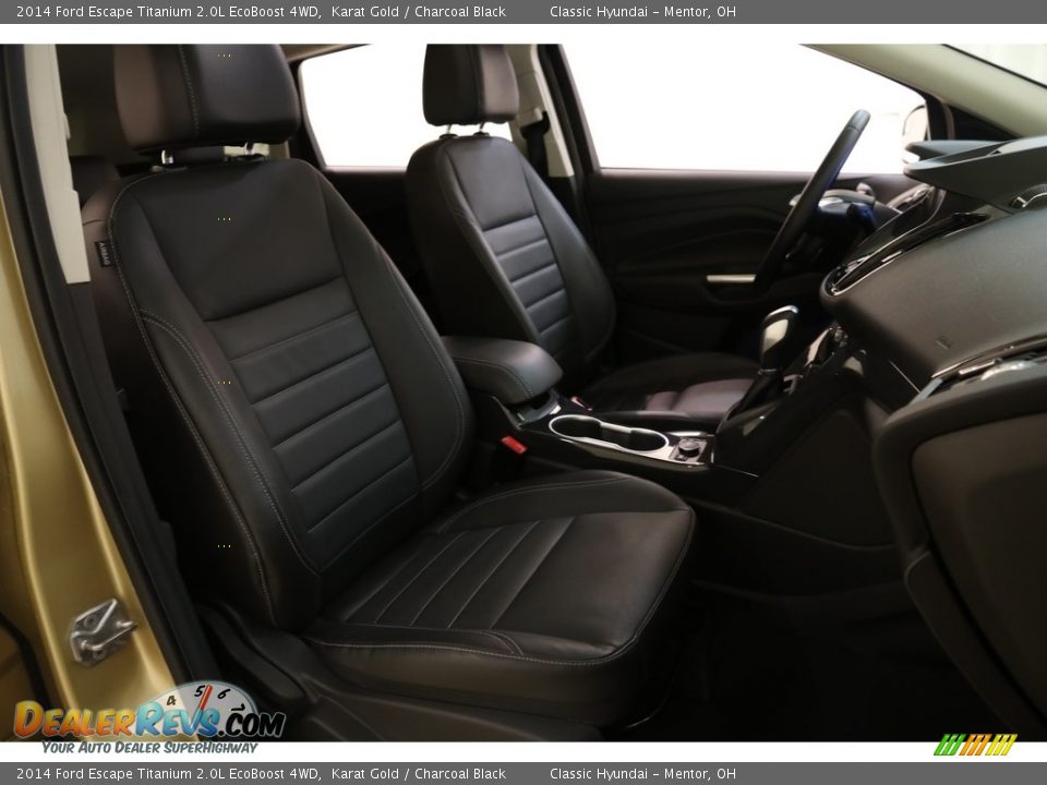 2014 Ford Escape Titanium 2.0L EcoBoost 4WD Karat Gold / Charcoal Black Photo #17