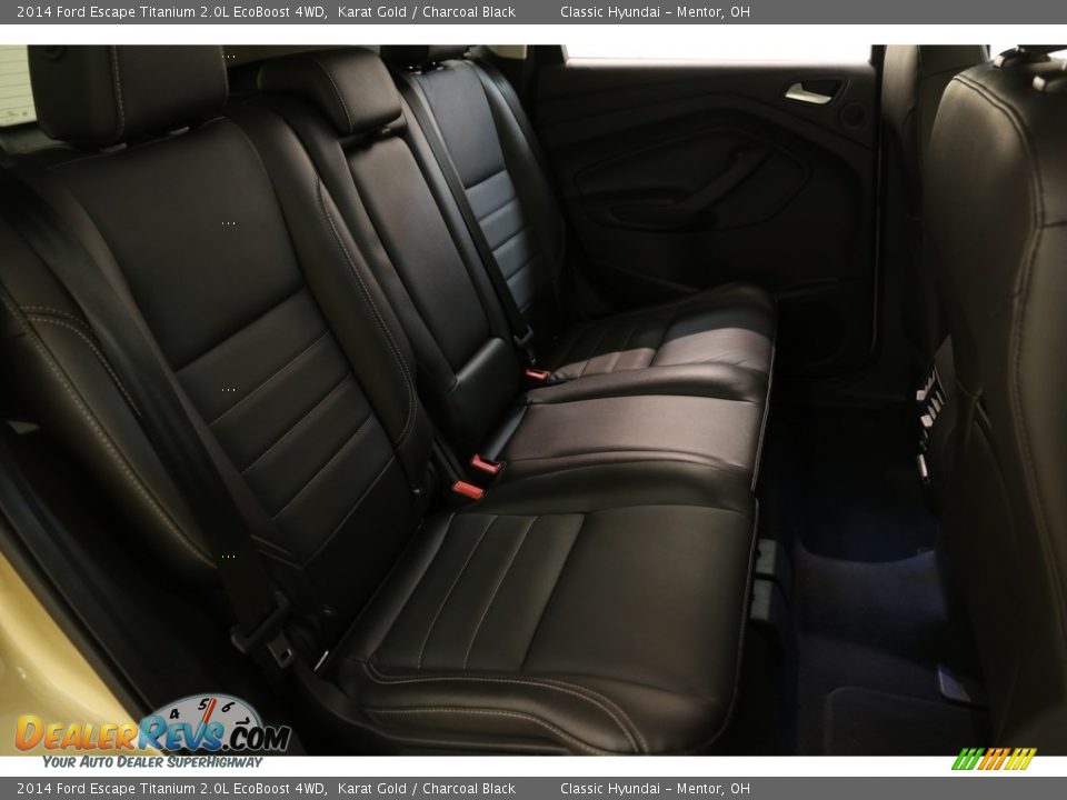 2014 Ford Escape Titanium 2.0L EcoBoost 4WD Karat Gold / Charcoal Black Photo #18