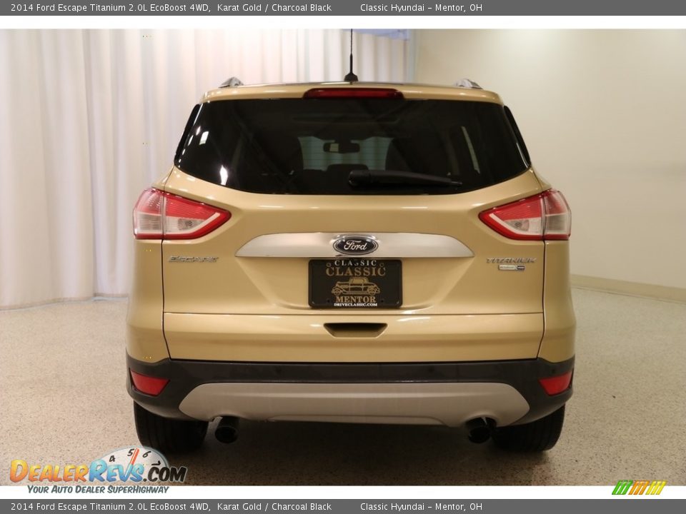 2014 Ford Escape Titanium 2.0L EcoBoost 4WD Karat Gold / Charcoal Black Photo #20