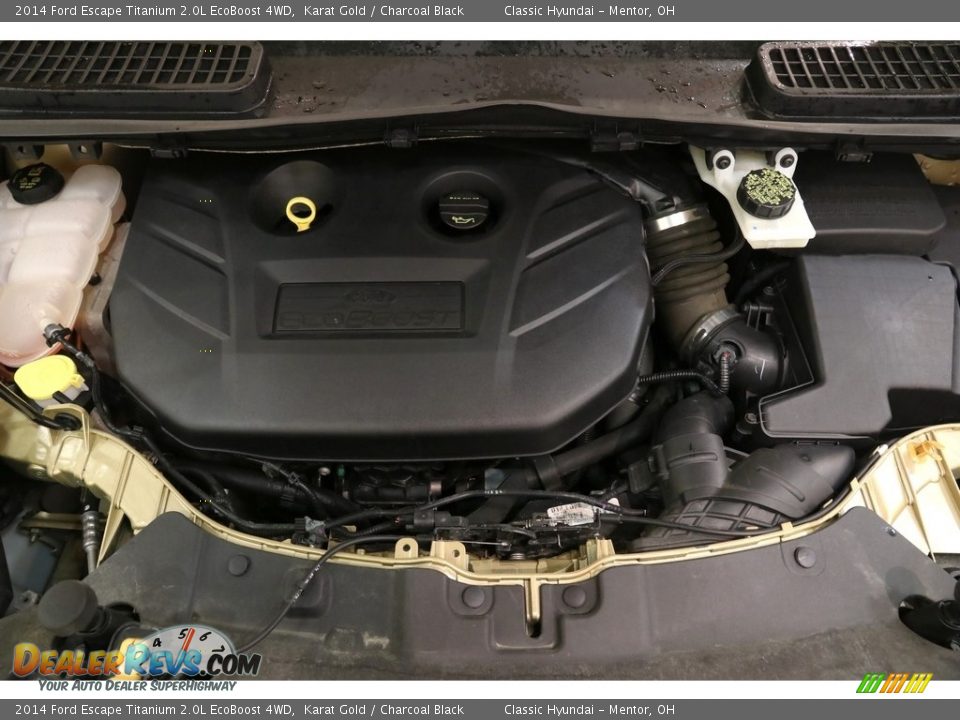2014 Ford Escape Titanium 2.0L EcoBoost 4WD Karat Gold / Charcoal Black Photo #21