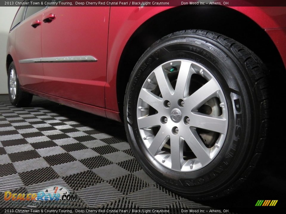 2013 Chrysler Town & Country Touring Deep Cherry Red Crystal Pearl / Black/Light Graystone Photo #3
