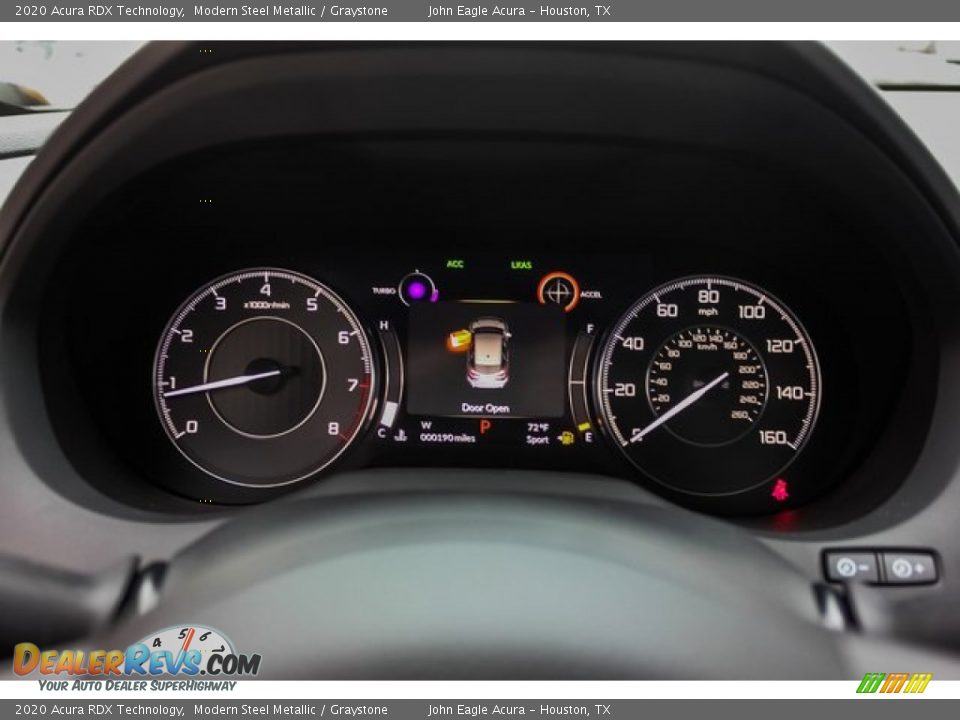 2020 Acura RDX Technology Modern Steel Metallic / Graystone Photo #35