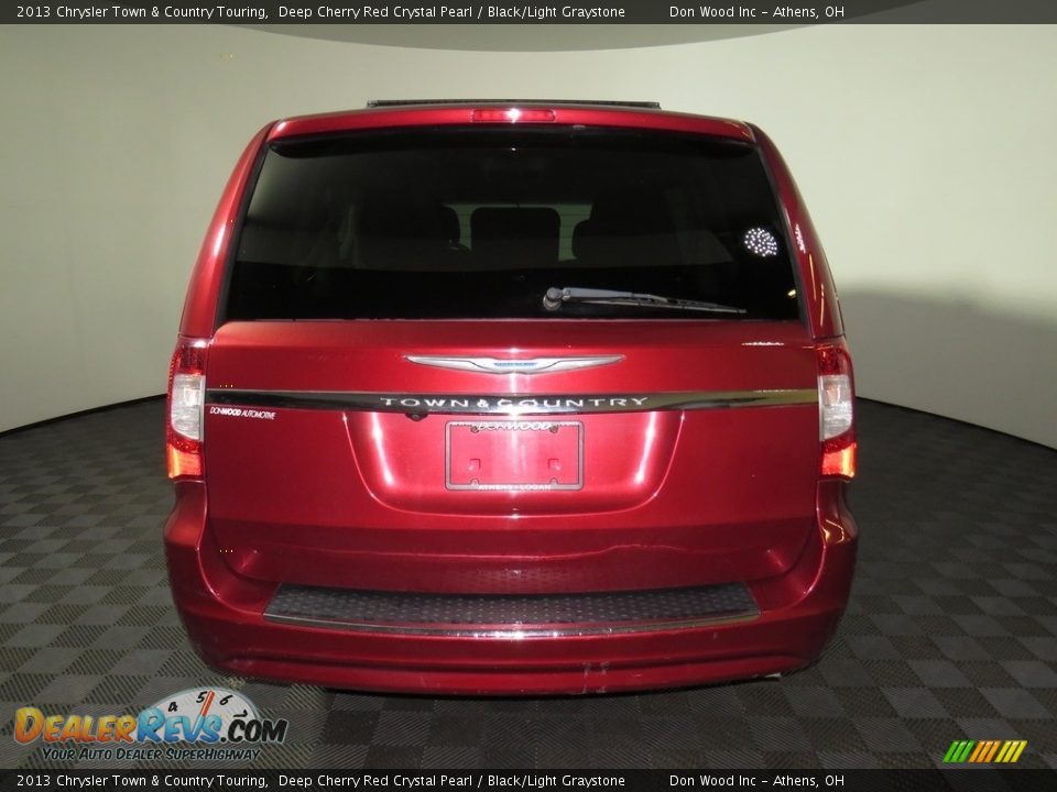 2013 Chrysler Town & Country Touring Deep Cherry Red Crystal Pearl / Black/Light Graystone Photo #11