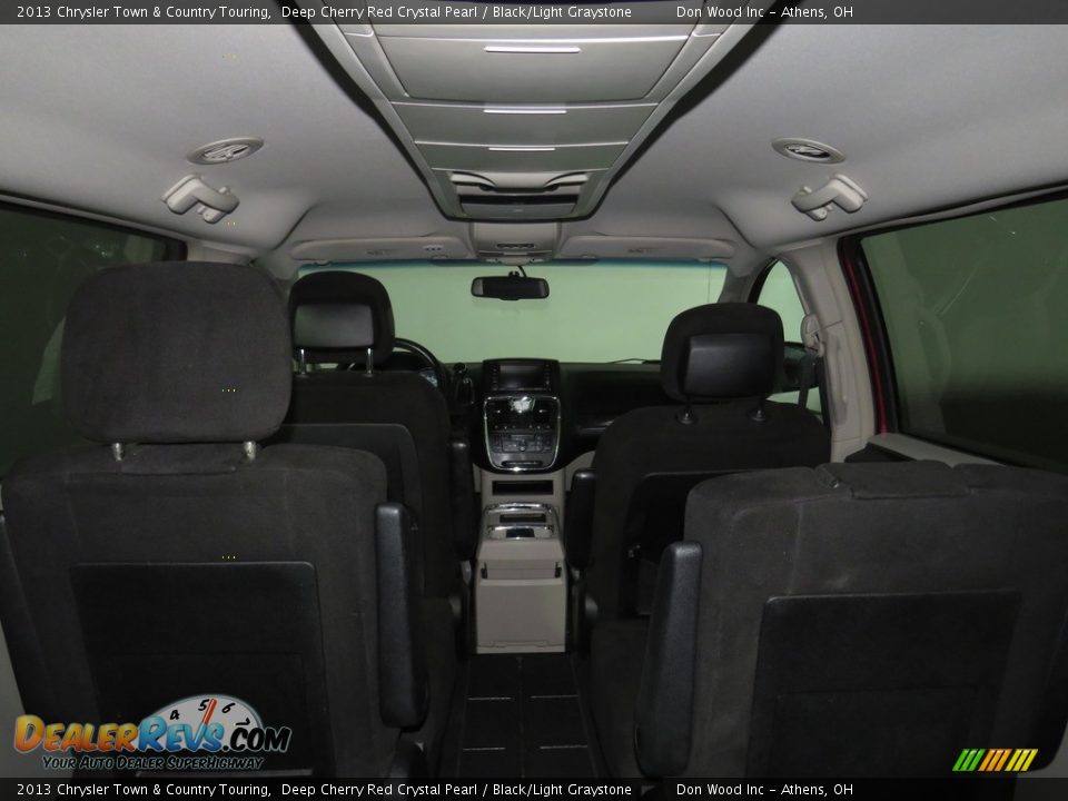 2013 Chrysler Town & Country Touring Deep Cherry Red Crystal Pearl / Black/Light Graystone Photo #13
