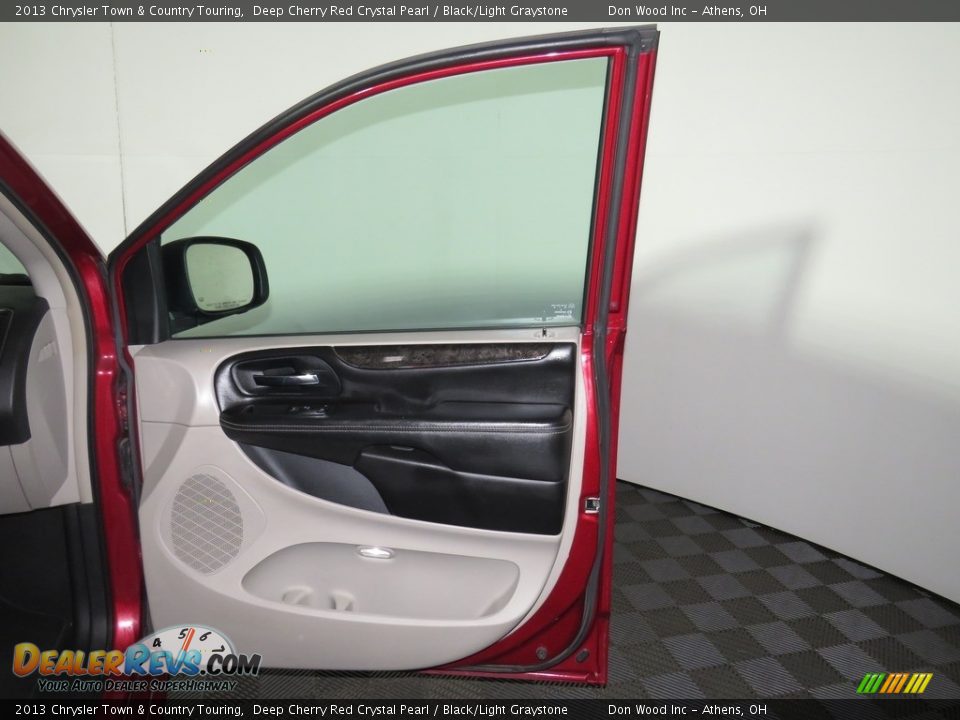 2013 Chrysler Town & Country Touring Deep Cherry Red Crystal Pearl / Black/Light Graystone Photo #23