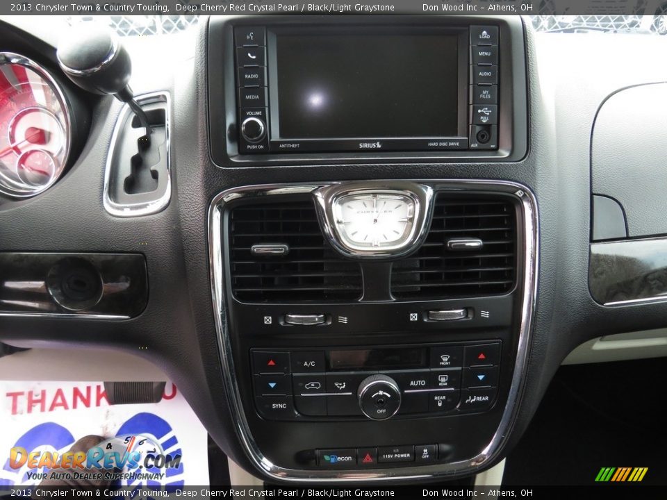 2013 Chrysler Town & Country Touring Deep Cherry Red Crystal Pearl / Black/Light Graystone Photo #33