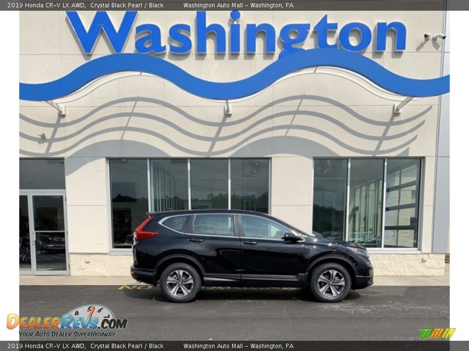 2019 Honda CR-V LX AWD Crystal Black Pearl / Black Photo #1