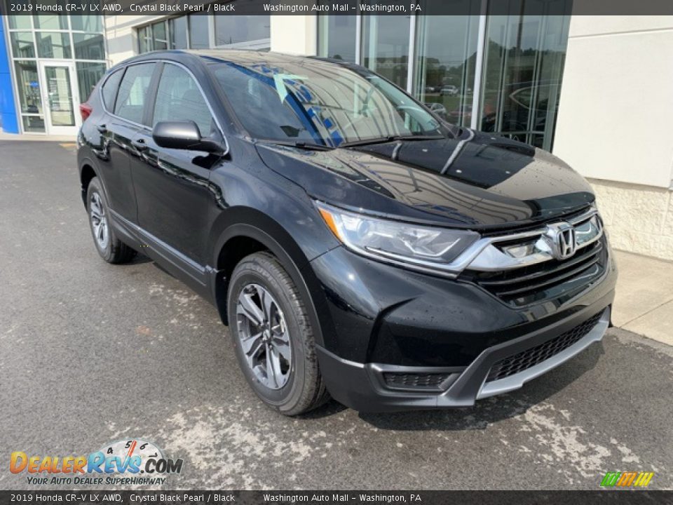 2019 Honda CR-V LX AWD Crystal Black Pearl / Black Photo #2