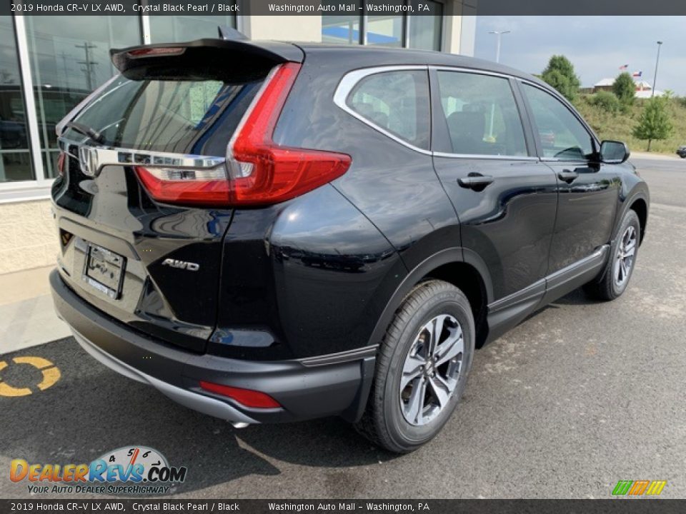 2019 Honda CR-V LX AWD Crystal Black Pearl / Black Photo #7