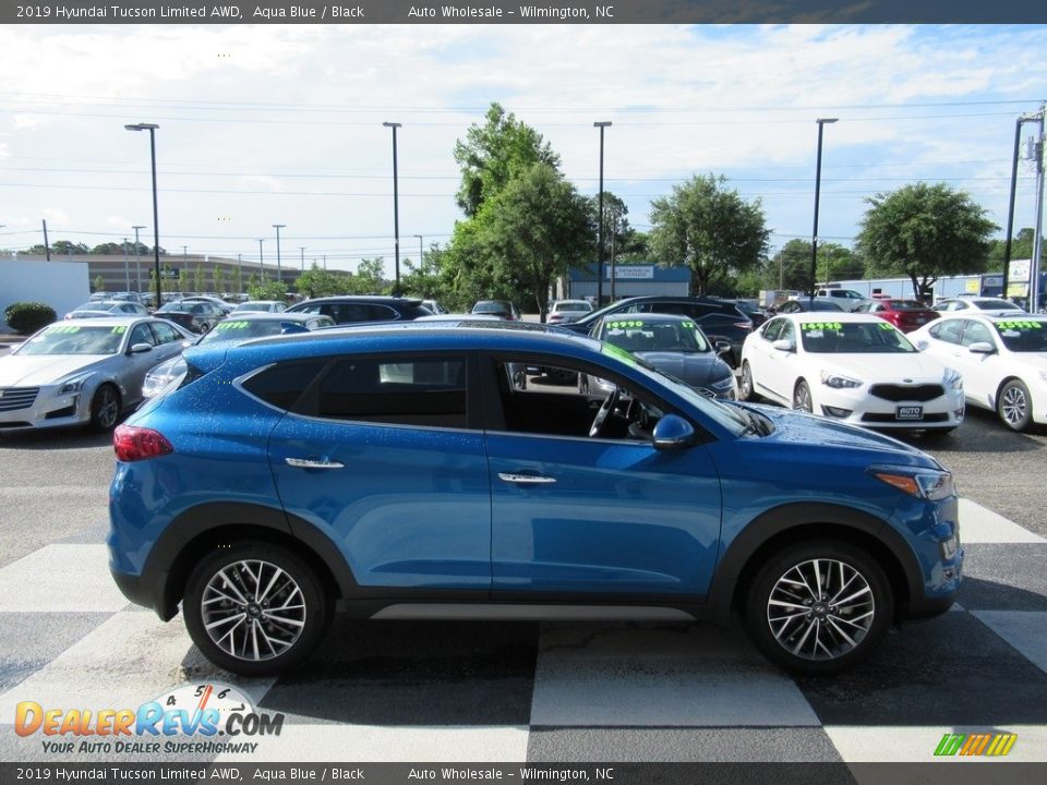 2019 Hyundai Tucson Limited AWD Aqua Blue / Black Photo #3