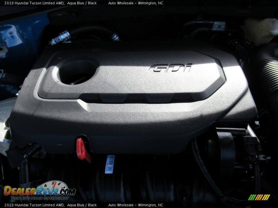 2019 Hyundai Tucson Limited AWD Aqua Blue / Black Photo #6
