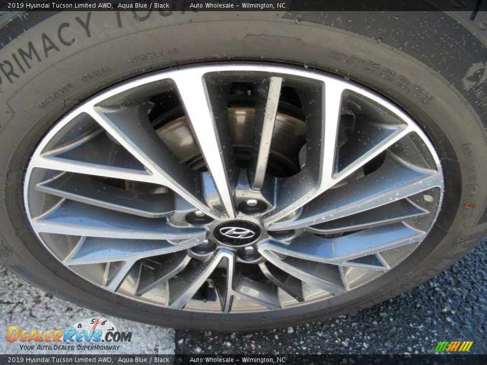 2019 Hyundai Tucson Limited AWD Aqua Blue / Black Photo #7