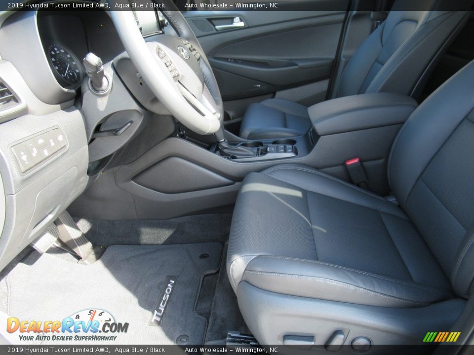 2019 Hyundai Tucson Limited AWD Aqua Blue / Black Photo #9
