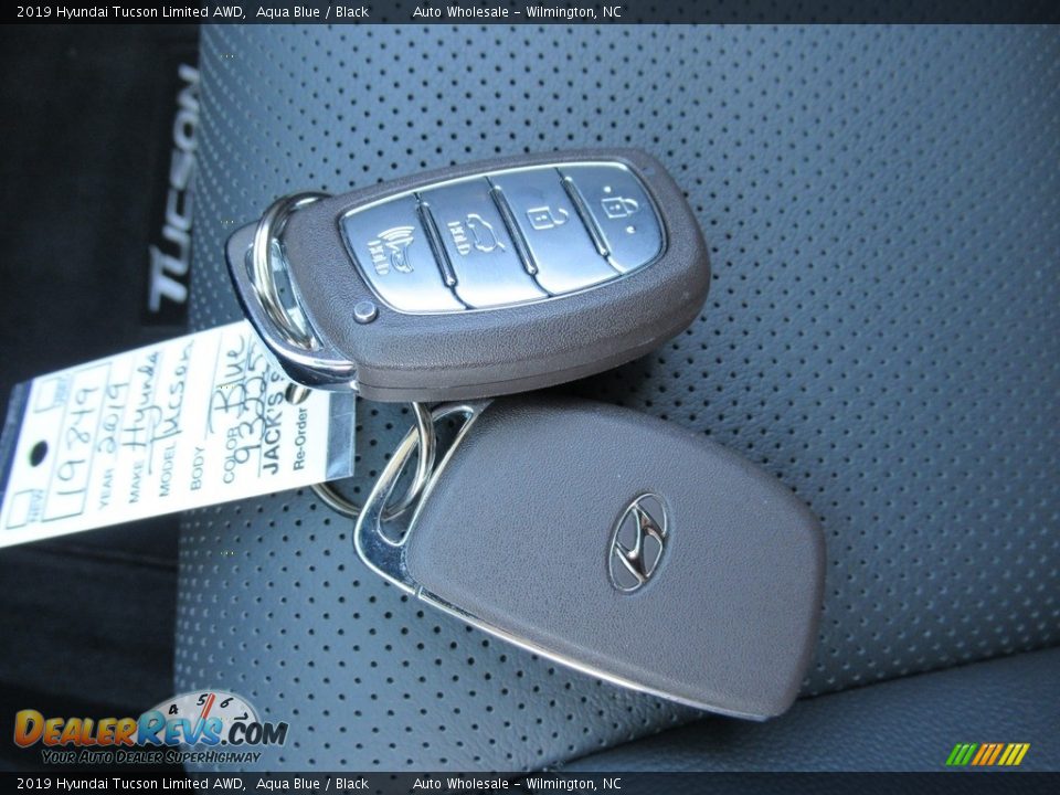 2019 Hyundai Tucson Limited AWD Aqua Blue / Black Photo #20