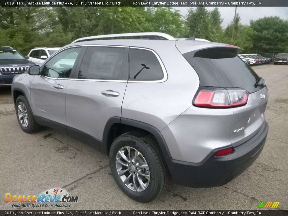2019 Jeep Cherokee Latitude Plus 4x4 Billet Silver Metallic / Black Photo #3
