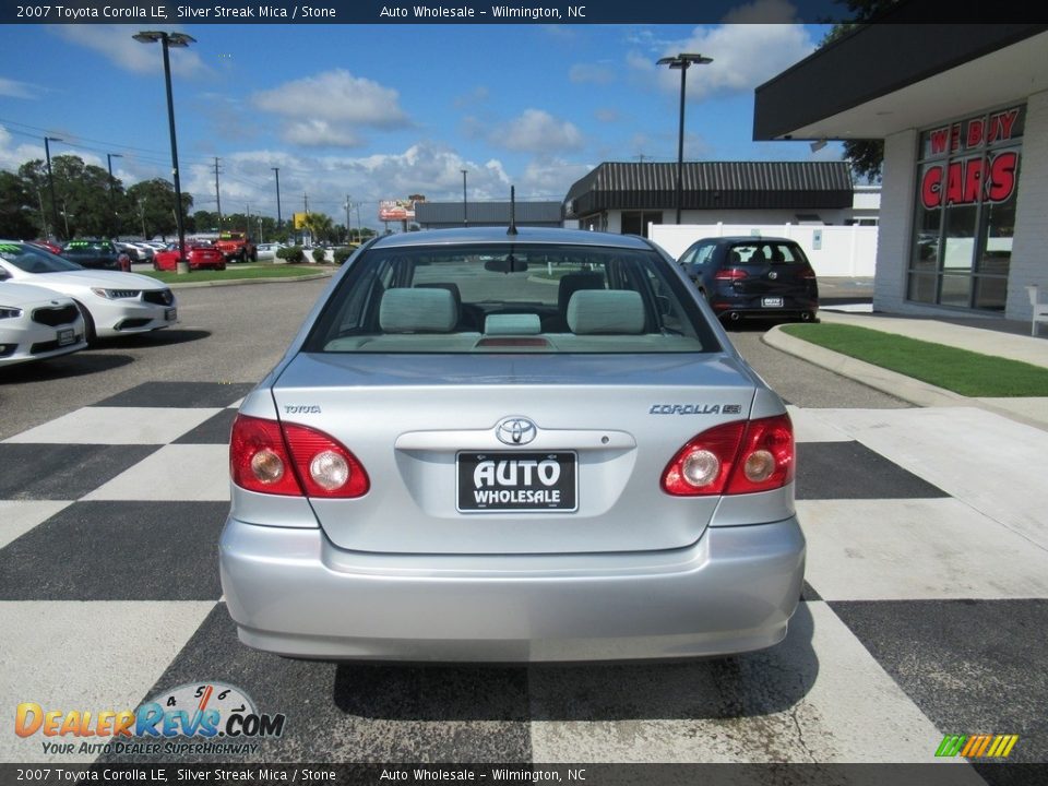2007 Toyota Corolla LE Silver Streak Mica / Stone Photo #4