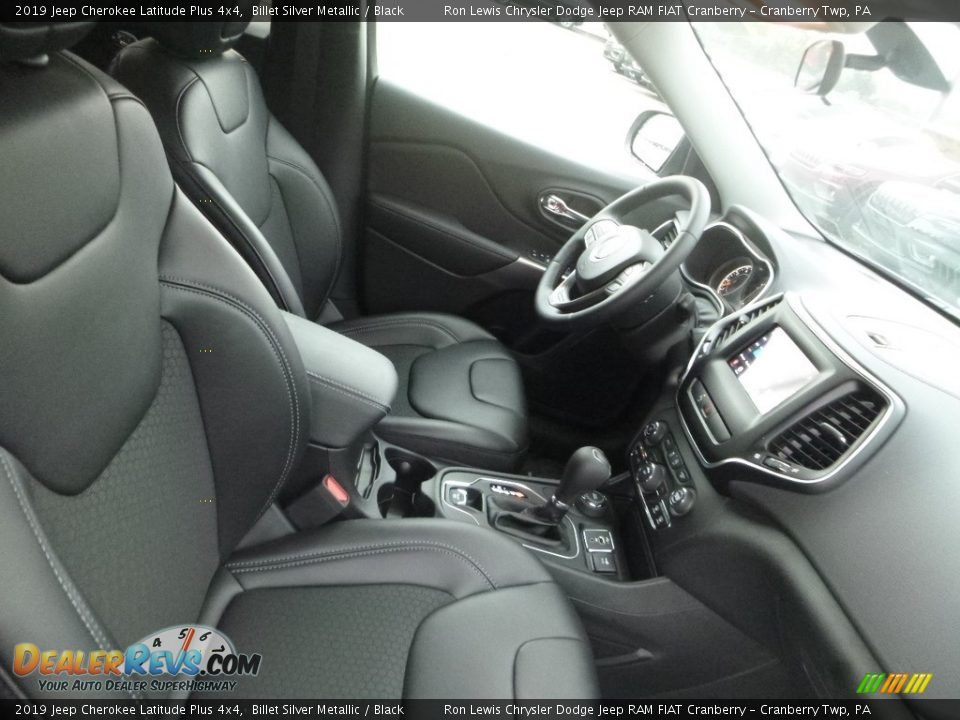 2019 Jeep Cherokee Latitude Plus 4x4 Billet Silver Metallic / Black Photo #10